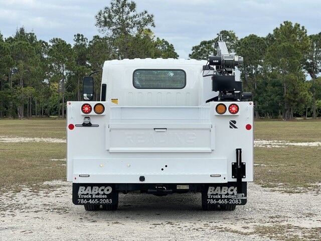 2027 Isuzu NPR-HD Gas Service Truck with Aluminum Telescopic Stellar Crane EC3200 Homestead FL