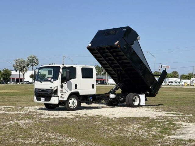 2027 Isuzu NPR-XD Crew Cab 14' BABCO Landscape Steel Dump with Tree Bar