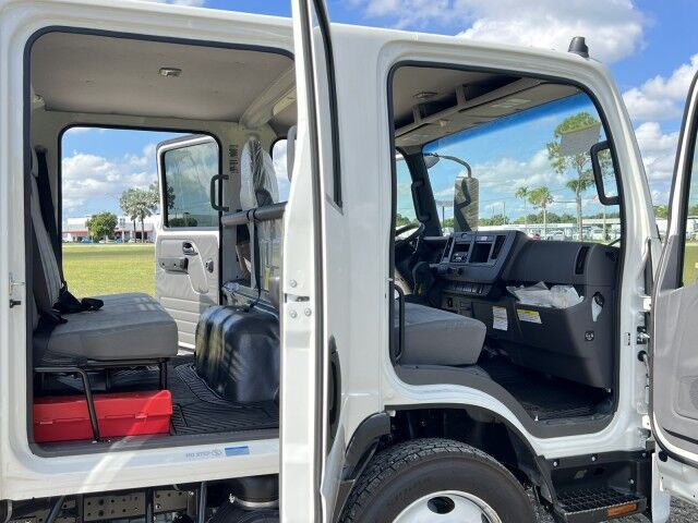 2027 Isuzu NPR-XD Crew Cab 14' BABCO Landscape Steel Dump with Tree Bar Homestead FL