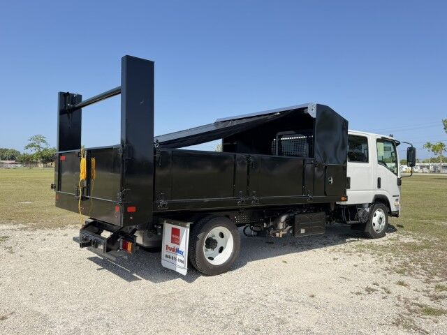 2027 Isuzu NPR-XD Crew Cab 14' BABCO Landscape Steel Dump with Tree Bar Homestead FL