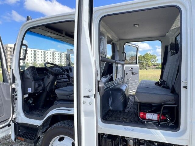 2027 Isuzu NPR-XD Crew Cab 14' BABCO Landscape Steel Dump with Tree Bar Homestead FL