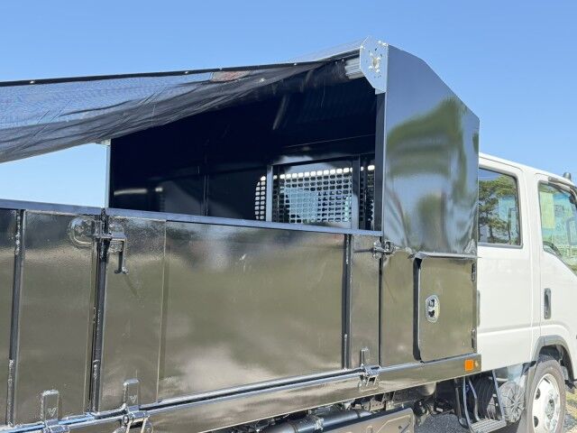 2027 Isuzu NPR-XD Crew Cab 14' BABCO Landscape Steel Dump with Tree Bar Homestead FL
