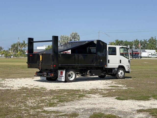 2027 Isuzu NPR-XD Crew Cab 14' BABCO Landscape Steel Dump with Tree Bar