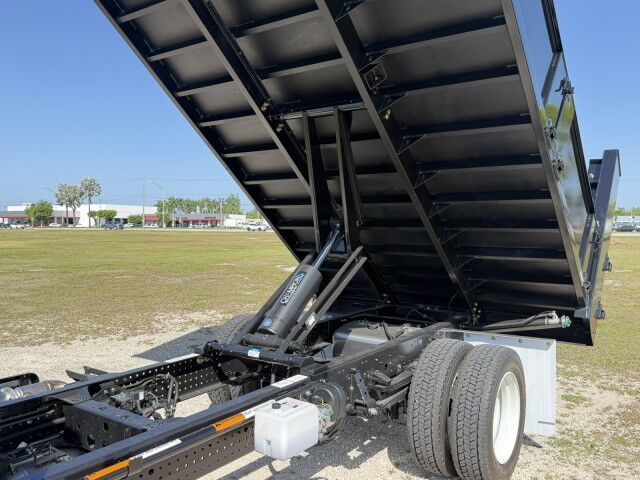2027 Isuzu NPR-XD Crew Cab 14' BABCO Landscape Steel Dump with Tree Bar Homestead FL