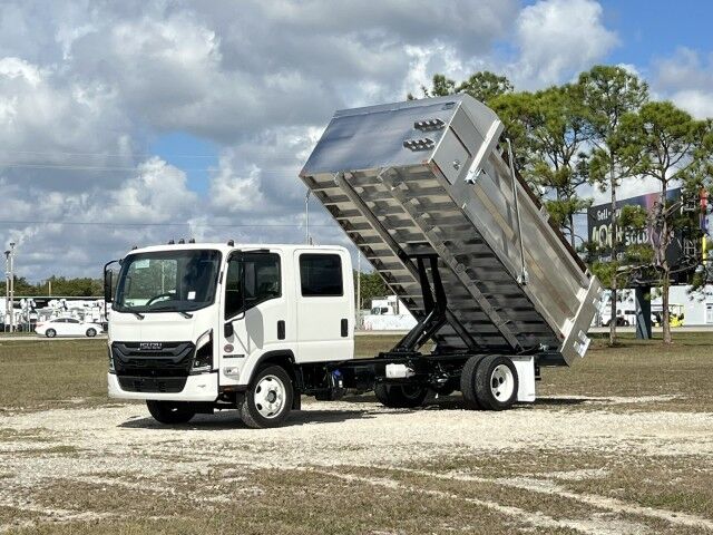 2027 Isuzu NPR-XD Crew Cab DSL 14' BABCO Aluminum Landscape Dump Truck
