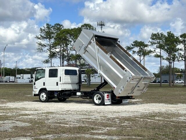 2027 Isuzu NPR-XD Crew Cab DSL 14' BABCO Aluminum Landscape Dump Truck