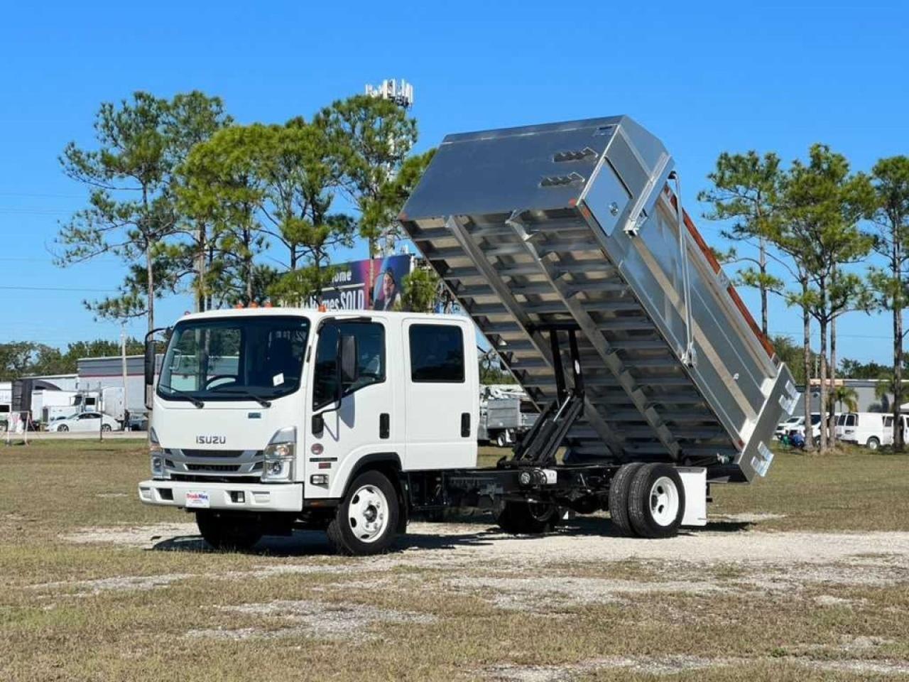 2027 Isuzu NPRGASHD Babco 14' Aluminum Landscape Dump Truck Tampa FL