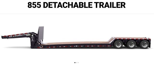 2027 No Make Landoll 855F Detachable Trailer 55 Ton Capacity (110,000 lbs.) Miami FL