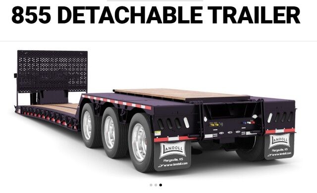 2027 No Make Landoll 855F Detachable Trailer 55 Ton Capacity (110,000 lbs.) Miami FL