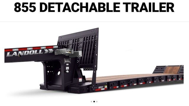 2027 No Make Landoll 855F Detachable Trailer 55 Ton Capacity (110,000 lbs.) Miami FL