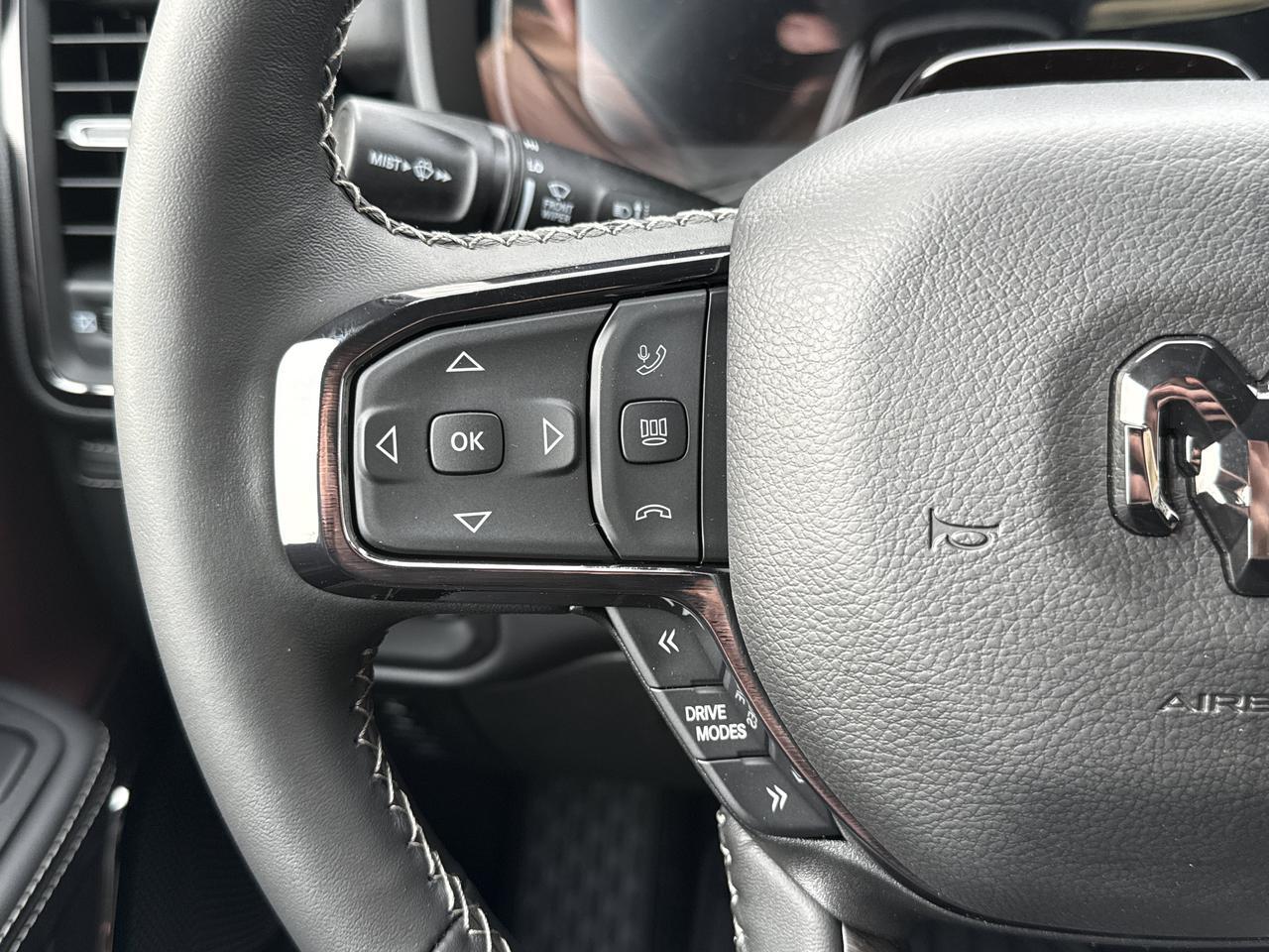 2027 Ram 1500 Limited Crew Cab 4x4 | 3L Twin Turbo | Ebony Red Black Quilted Leather | Massage Seats | Sunroof Redwater AB