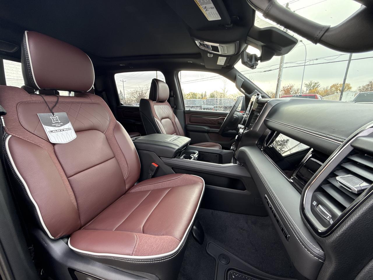 2027 Ram 1500 Limited Crew Cab 4x4 | 3L Twin Turbo | Ebony Red Black Quilted Leather | Massage Seats | Sunroof Redwater AB