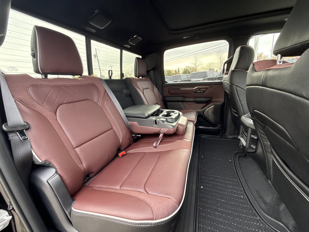 2027 Ram 1500 Limited Crew Cab 4x4 | 3L Twin Turbo | Ebony Red Black Quilted Leather | Massage Seats | Sunroof Redwater AB
