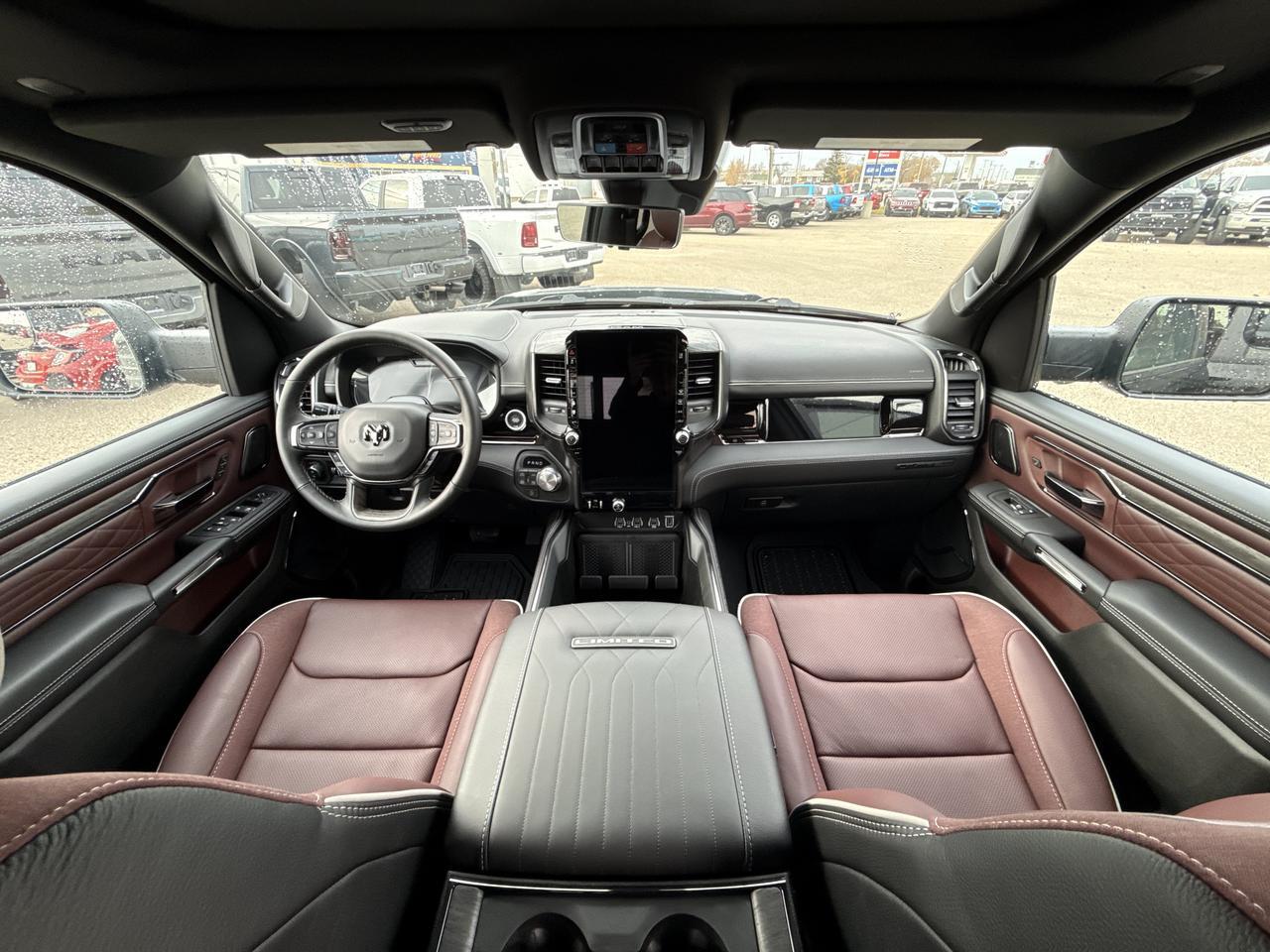 2027 Ram 1500 Limited Crew Cab 4x4 | 3L Twin Turbo | Ebony Red Black Quilted Leather | Massage Seats | Sunroof Redwater AB