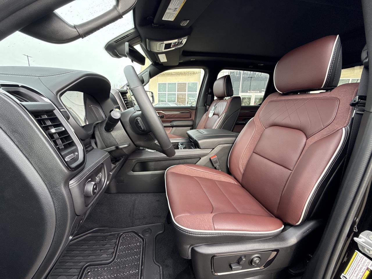 2027 Ram 1500 Limited Crew Cab 4x4 | 3L Twin Turbo | Ebony Red Black Quilted Leather | Massage Seats | Sunroof Redwater AB