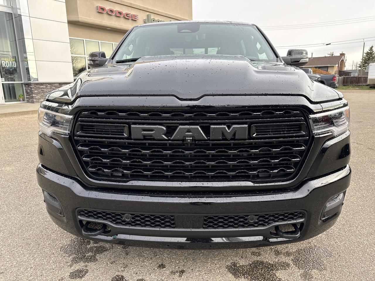 2027 Ram 1500 Limited Crew Cab 4x4 | 3L Twin Turbo | Ebony Red Black Quilted Leather | Massage Seats | Sunroof Redwater AB