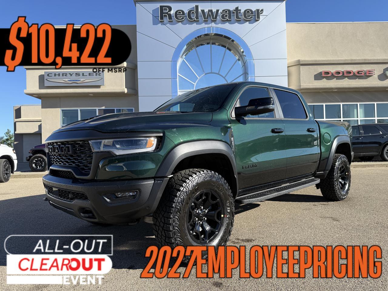 2027 Ram 1500 RHO Crew Cab 4x4 | 3L Hurricane | Bilstein Black Hawk E2 Shocks | NAV | Leather | Harman Kardon