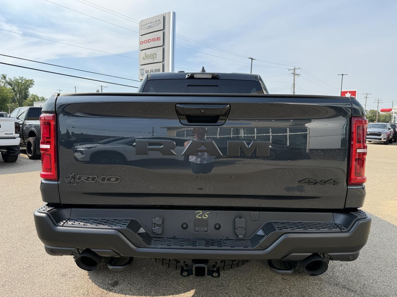 2027 Ram 1500 RHO Crew Cab 4x4 | 3L Hurricane | Forged Blue | Premium Leather Suede | Dual Pane Pano Sunroof Redwater AB