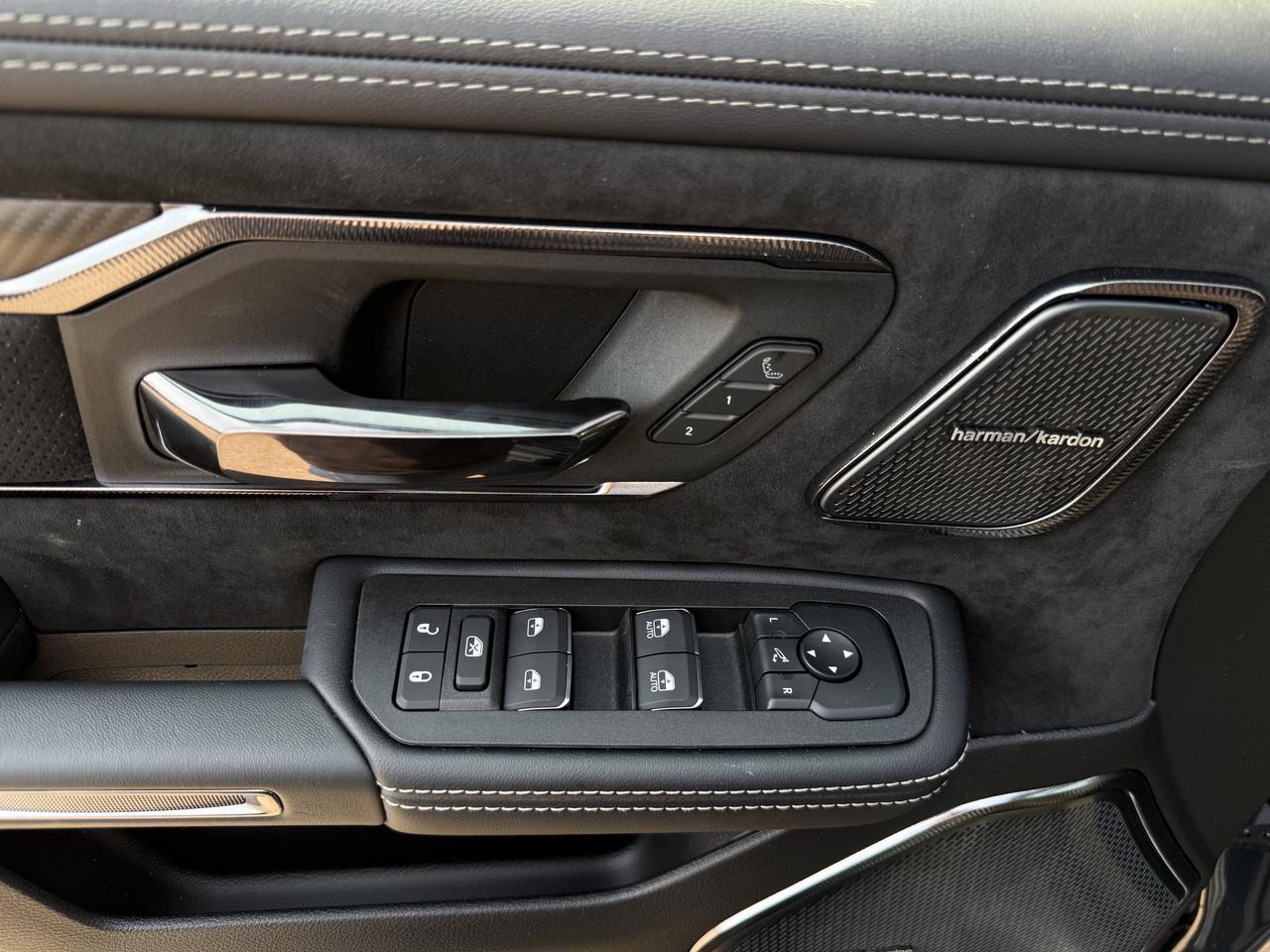 2027 Ram 1500 RHO Crew Cab 4x4 | 3L Hurricane | Forged Blue | Premium Leather Suede | Dual Pane Pano Sunroof Redwater AB