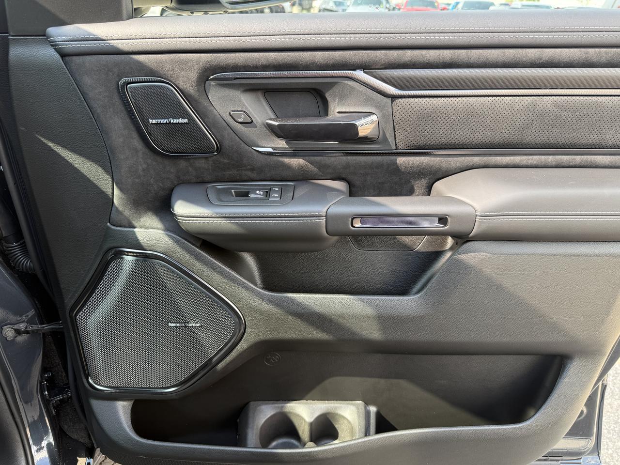 2027 Ram 1500 RHO Crew Cab 4x4 | 3L Hurricane | Forged Blue | Premium Leather Suede | Dual Pane Pano Sunroof Redwater AB