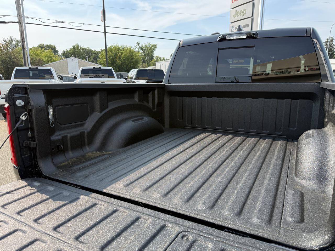 2027 Ram 1500 RHO Crew Cab 4x4 | 3L Hurricane | Forged Blue | Premium Leather Suede | Dual Pane Pano Sunroof Redwater AB