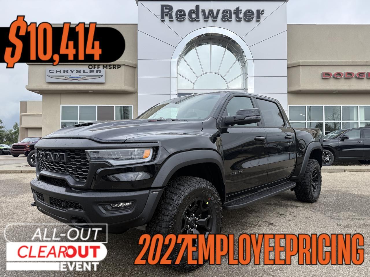 2027 Ram 1500 RHO Crew Cab 4x4 | 3L Hurricane | Premium Leather Suede Seats | Dual Pane Pano Sunroof