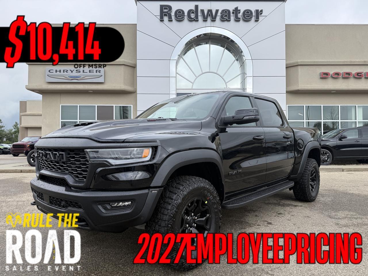 2027 Ram 1500 RHO Crew Cab 4x4 | 3L Hurricane | Premium Leather Suede Seats | Dual Pane Pano Sunroof
