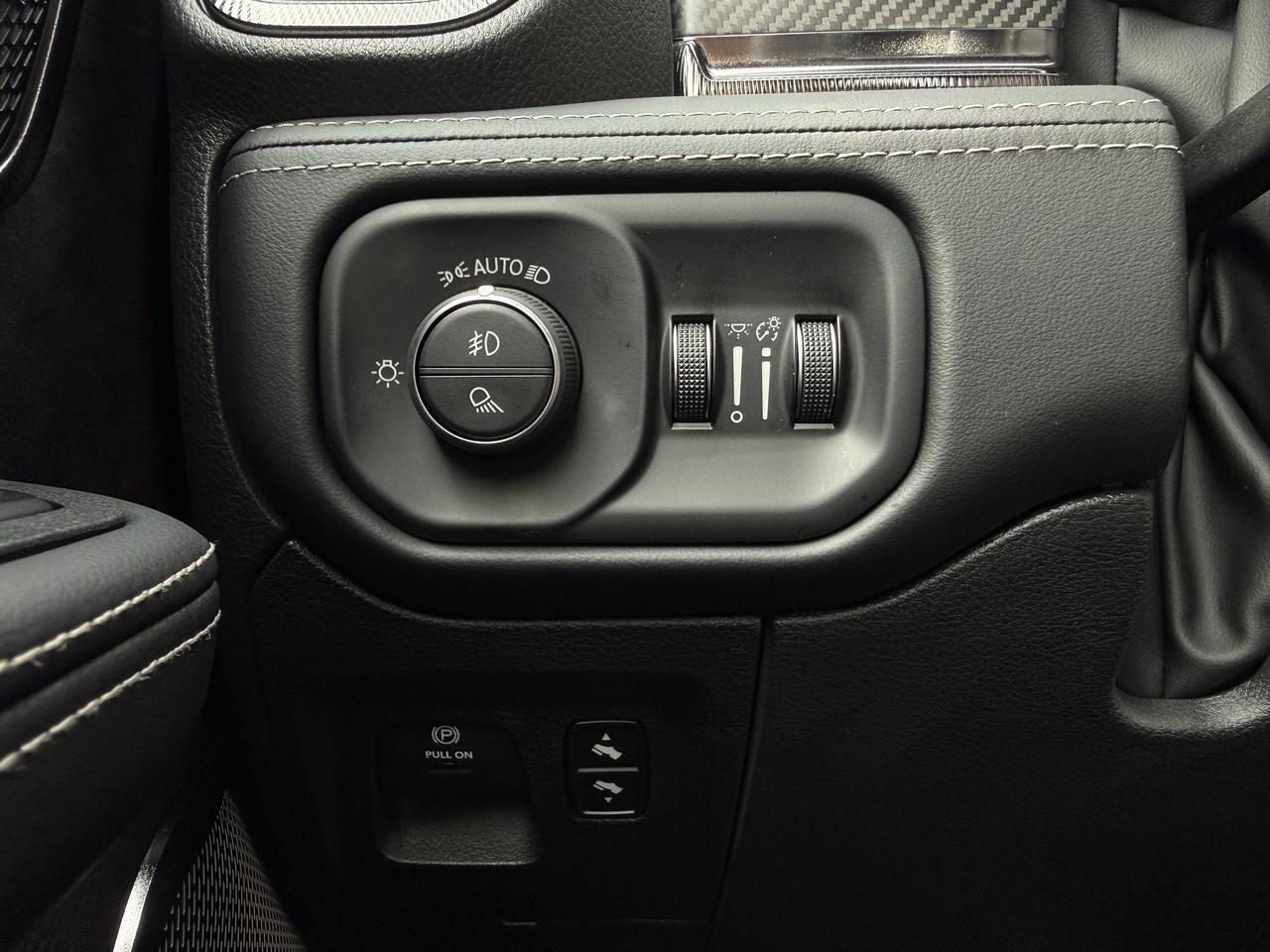 2027 Ram 1500 RHO Crew Cab 4x4 | 3L Hurricane | Serrano Green | Black Premium Leather Suede | Pano Sunroof Redwater AB