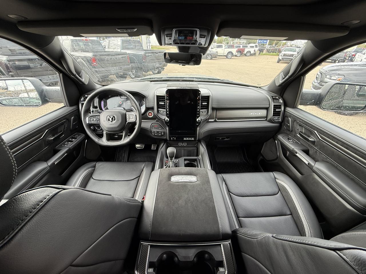 2027 Ram 1500 RHO Crew Cab 4x4 | 3L Hurricane | Serrano Green | Black Premium Leather Suede | Pano Sunroof Redwater AB