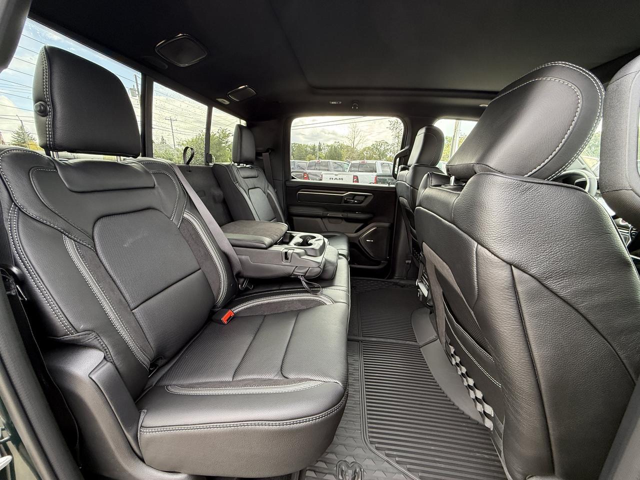 2027 Ram 1500 RHO Crew Cab 4x4 | 3L Hurricane | Serrano Green | Black Premium Leather Suede | Pano Sunroof Redwater AB