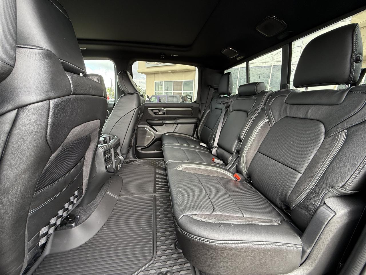 2027 Ram 1500 RHO Crew Cab 4x4 | 3L Hurricane | Serrano Green | Black Premium Leather Suede | Pano Sunroof Redwater AB