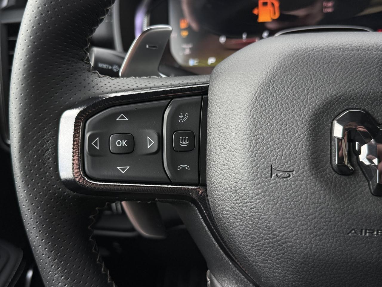 2027 Ram 1500 RHO Crew Cab 4x4 | 3L Hurricane | Serrano Green | Black Premium Leather Suede | Pano Sunroof Redwater AB