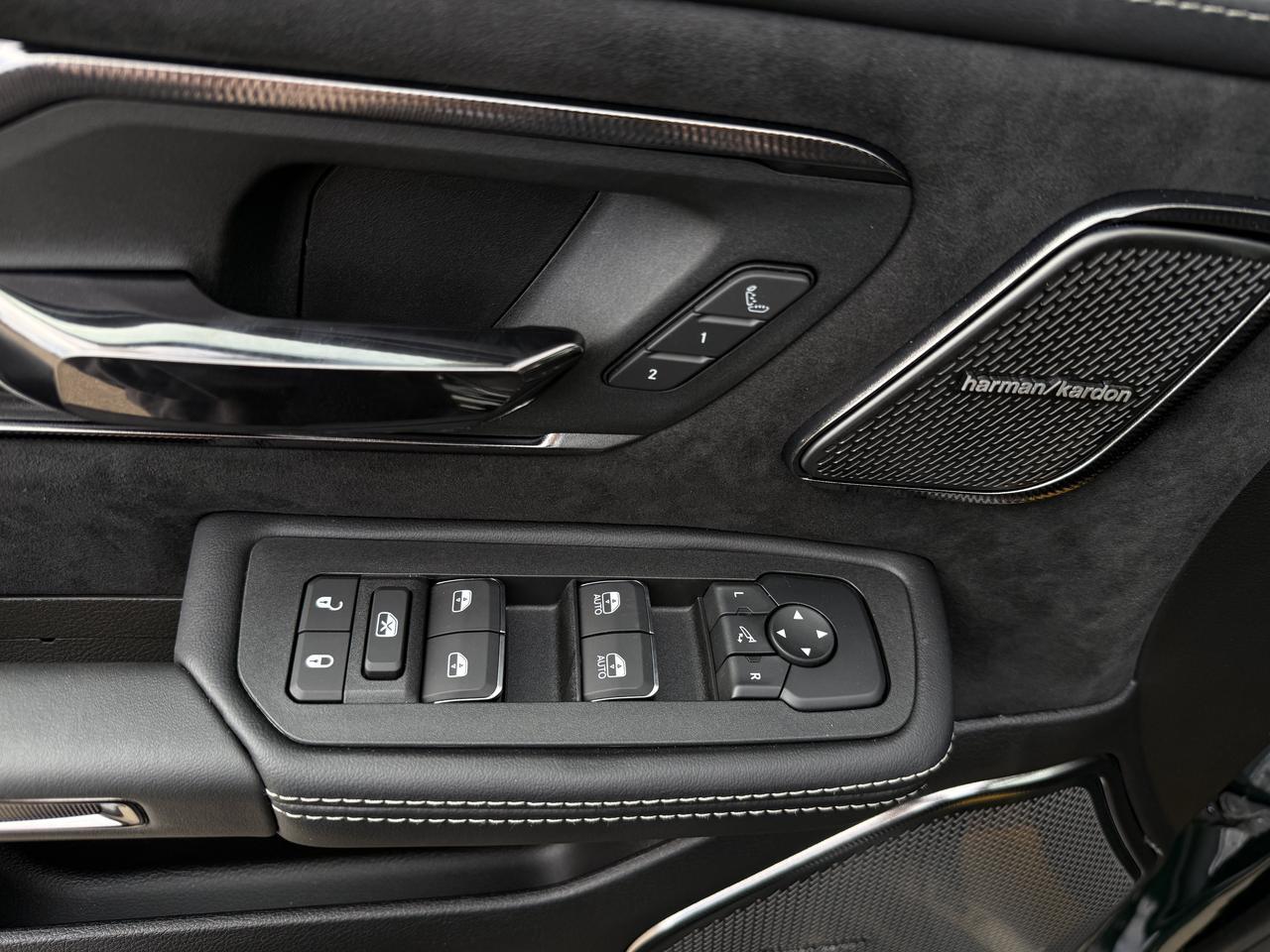 2027 Ram 1500 RHO Crew Cab 4x4 | 3L Hurricane | Serrano Green | Black Premium Leather Suede | Pano Sunroof Redwater AB