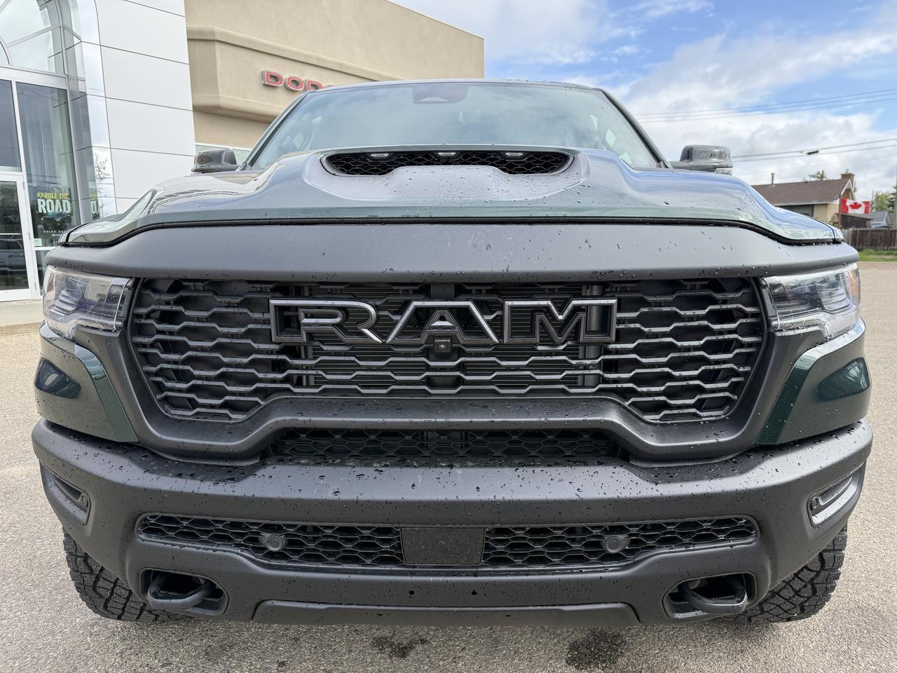 2027 Ram 1500 RHO Crew Cab 4x4 | 3L Hurricane | Serrano Green | Black Premium Leather Suede | Pano Sunroof Redwater AB