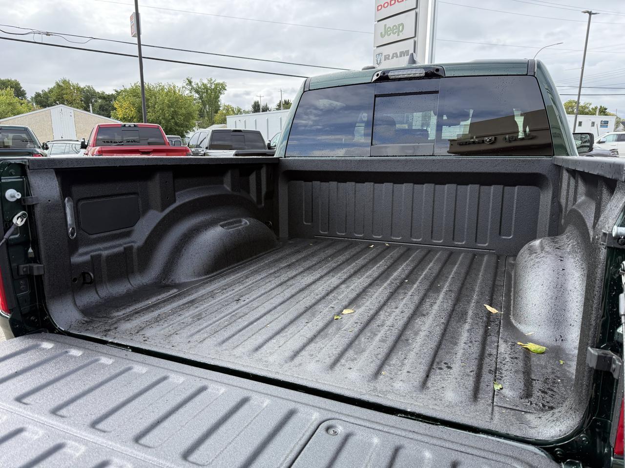 2027 Ram 1500 RHO Crew Cab 4x4 | 3L Hurricane | Serrano Green | Black Premium Leather Suede | Pano Sunroof Redwater AB