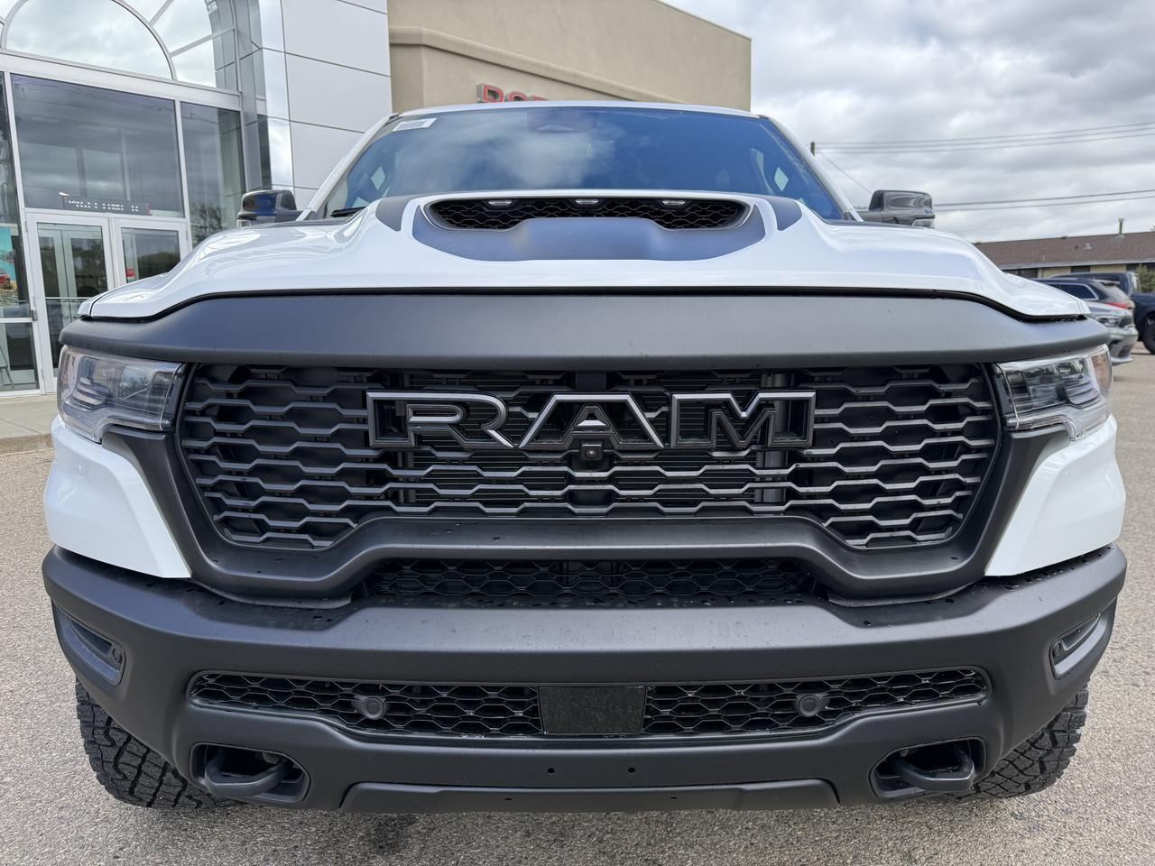 2027 Ram 1500 RHO Crew Cab 4x4 | 3L Twin Turbo | Bright White | Black Premium Leather | Pano Sunroof | NAV Redwater AB