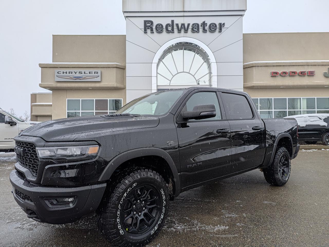 2027 Ram 1500 Rebel Crew Cab 4x4 | V8 HEMI | Black Red Interior | 12IN Touchscreen | NAV | Heated Seats