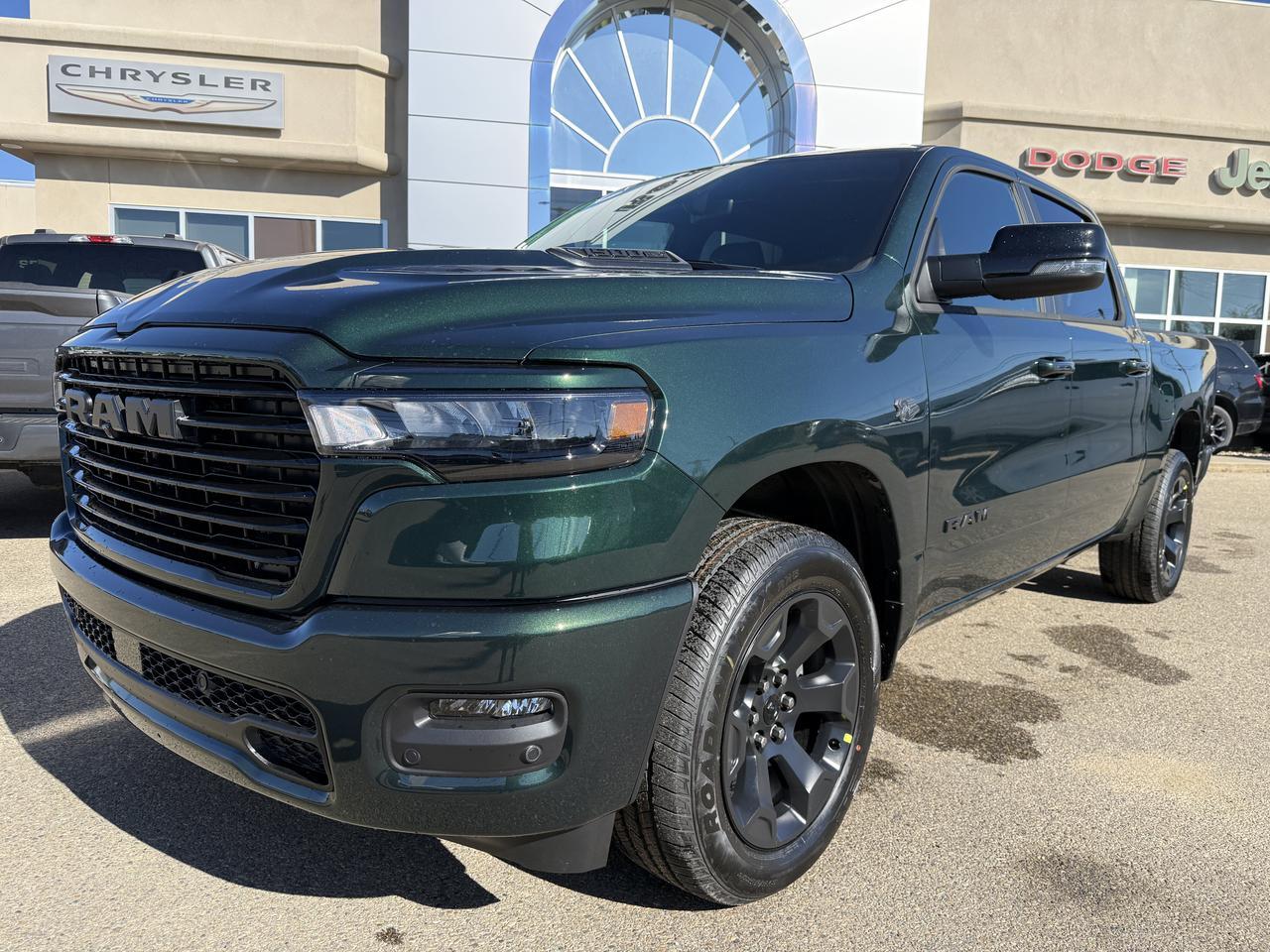 2027 Ram 1500 Sport Crew Cab 4x4 | 3L Hurricane | 12IN Touchscreen | Leather | Heated Front Seats | NAV Redwater AB