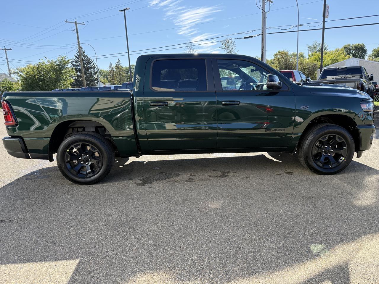 2027 Ram 1500 Sport Crew Cab 4x4 | 3L Hurricane | 12IN Touchscreen | Leather | Heated Front Seats | NAV Redwater AB