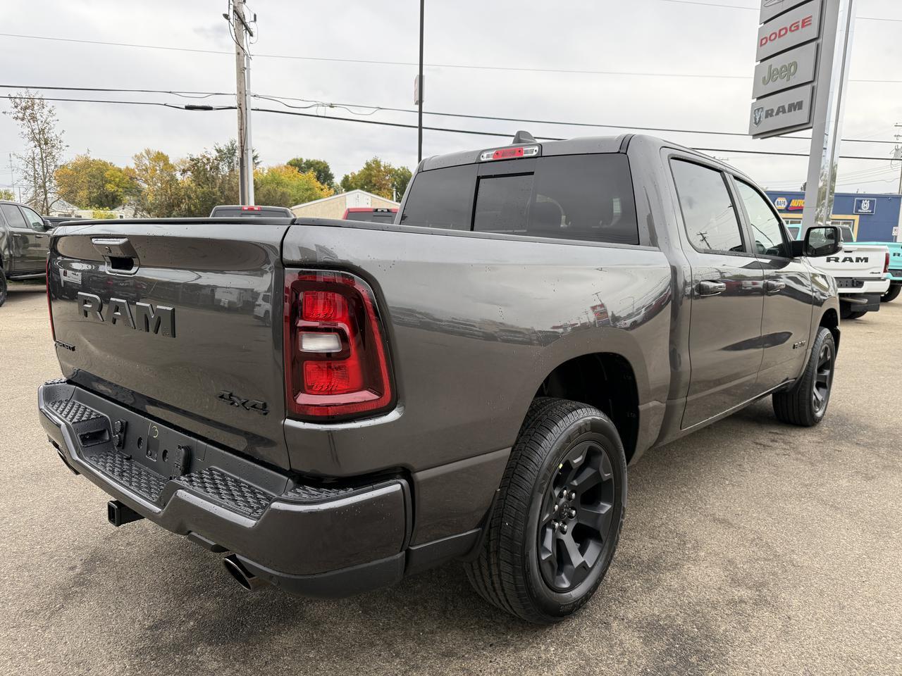 2027 Ram 1500 Sport Crew Cab 4x4 | 3L Hurricane | 12IN Touchscreen | NAV | Heated Front Seats | Remote Start Redwater AB