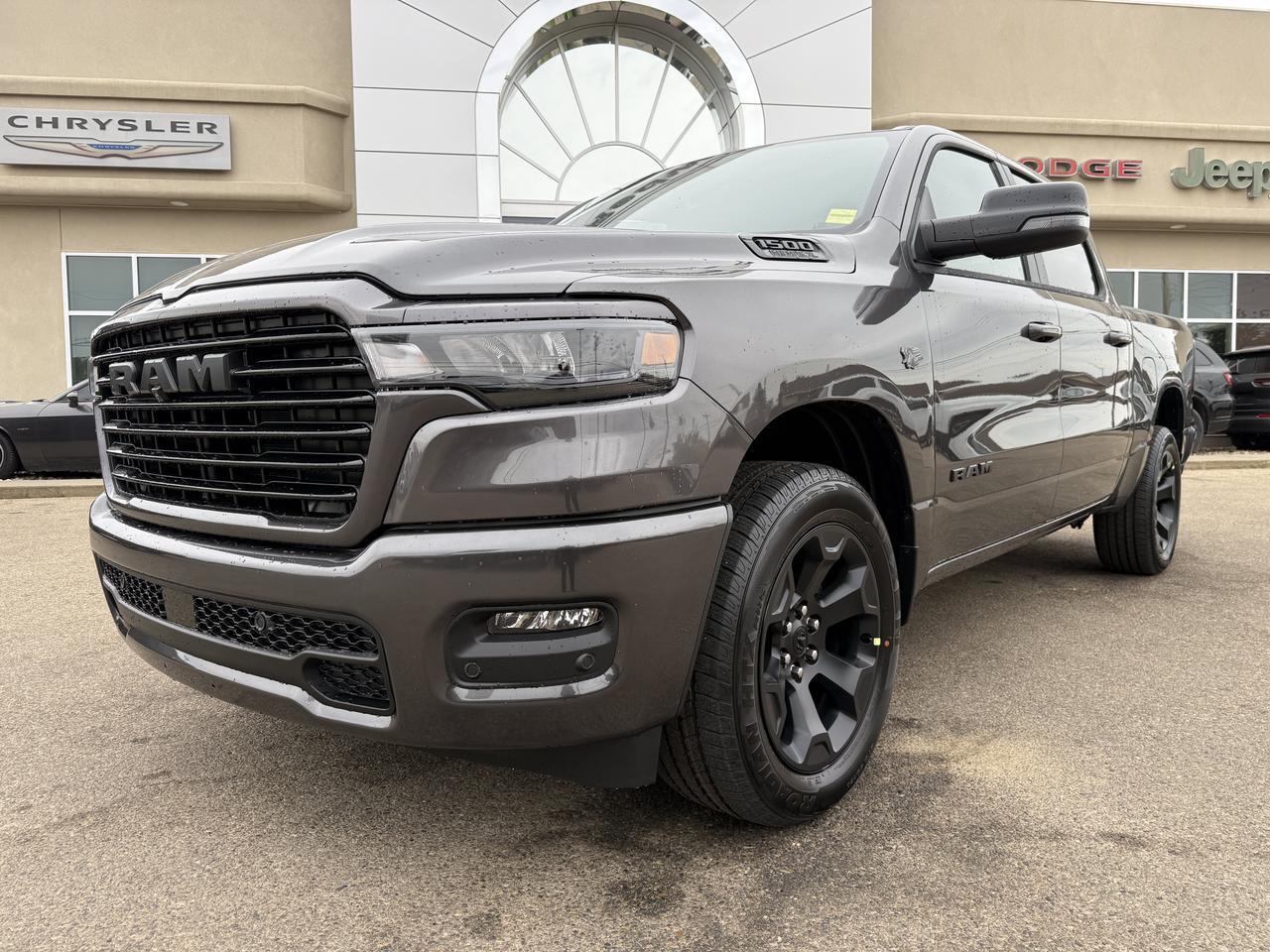 2027 Ram 1500 Sport Crew Cab 4x4 | 3L Hurricane | 12IN Touchscreen | NAV | Heated Front Seats | Remote Start Redwater AB