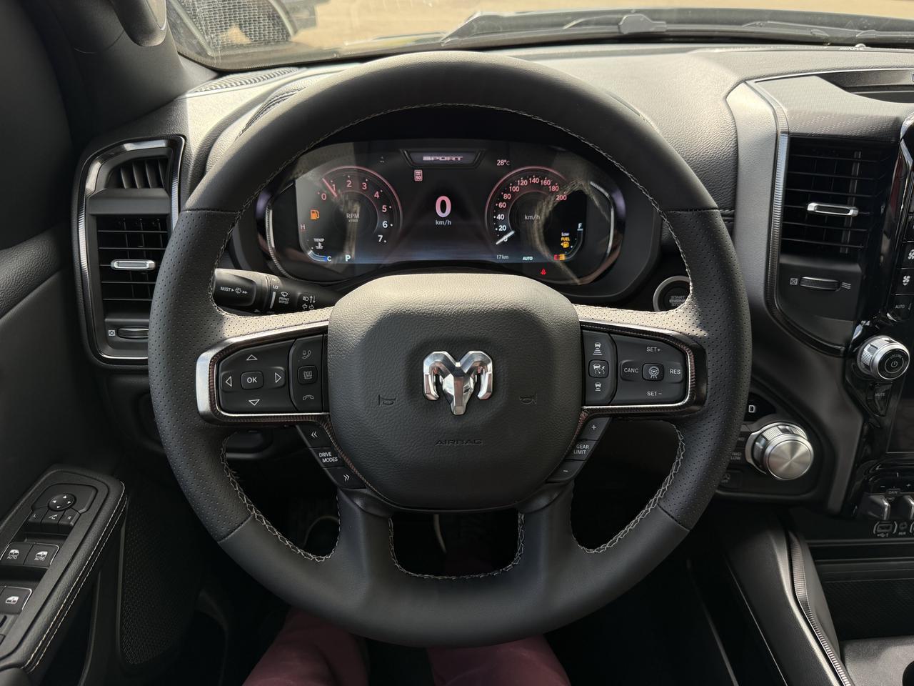 2027 Ram 1500 Sport Crew Cab 4x4 | 3L Hurricane | NAV | 12IN Touchscreen Display | Heated Front Seats Redwater AB