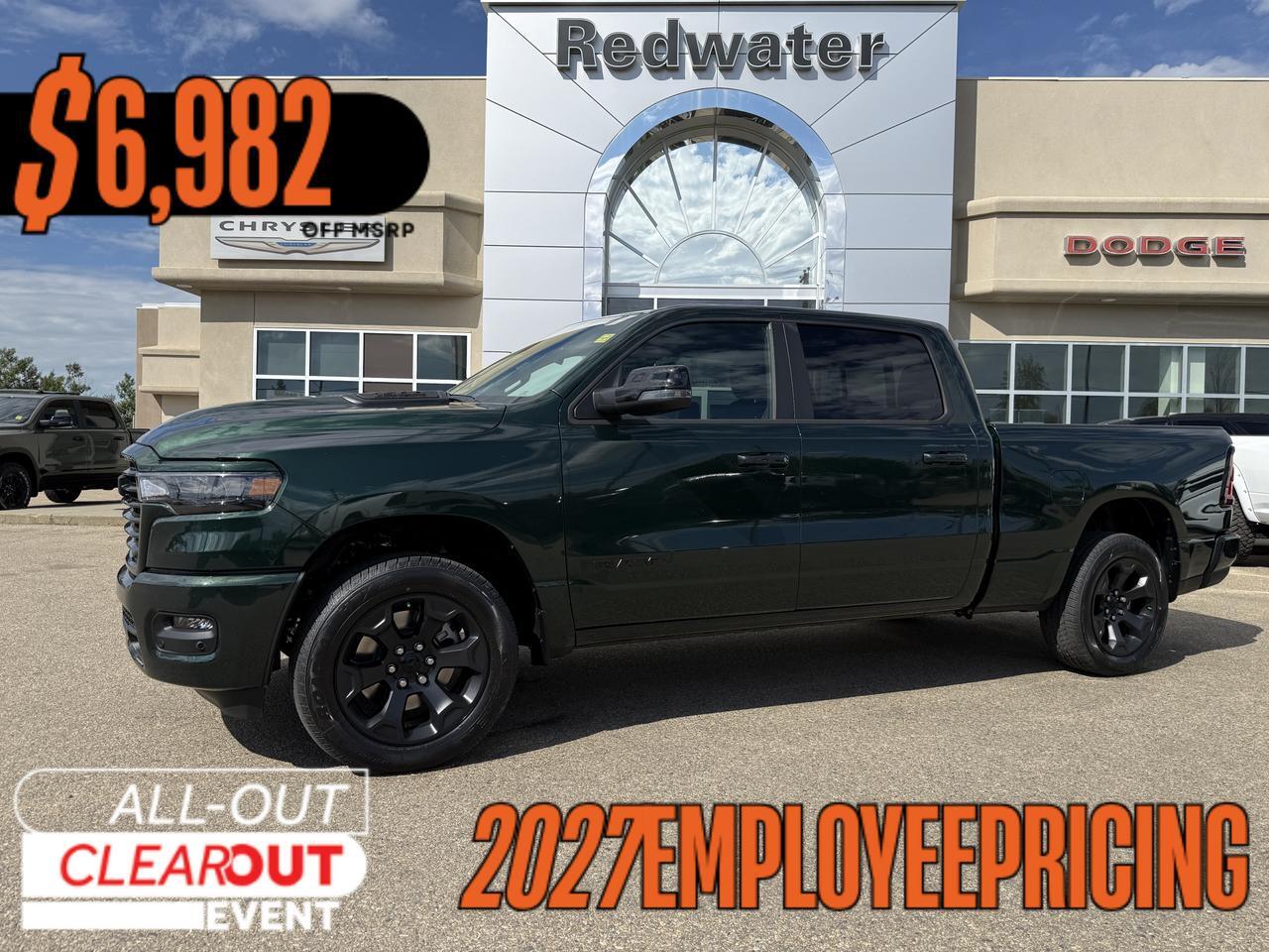 2027 Ram 1500 Sport Crew Cab 4x4 | 3L Hurricane | NAV | 12IN Touchscreen Display | Heated Front Seats