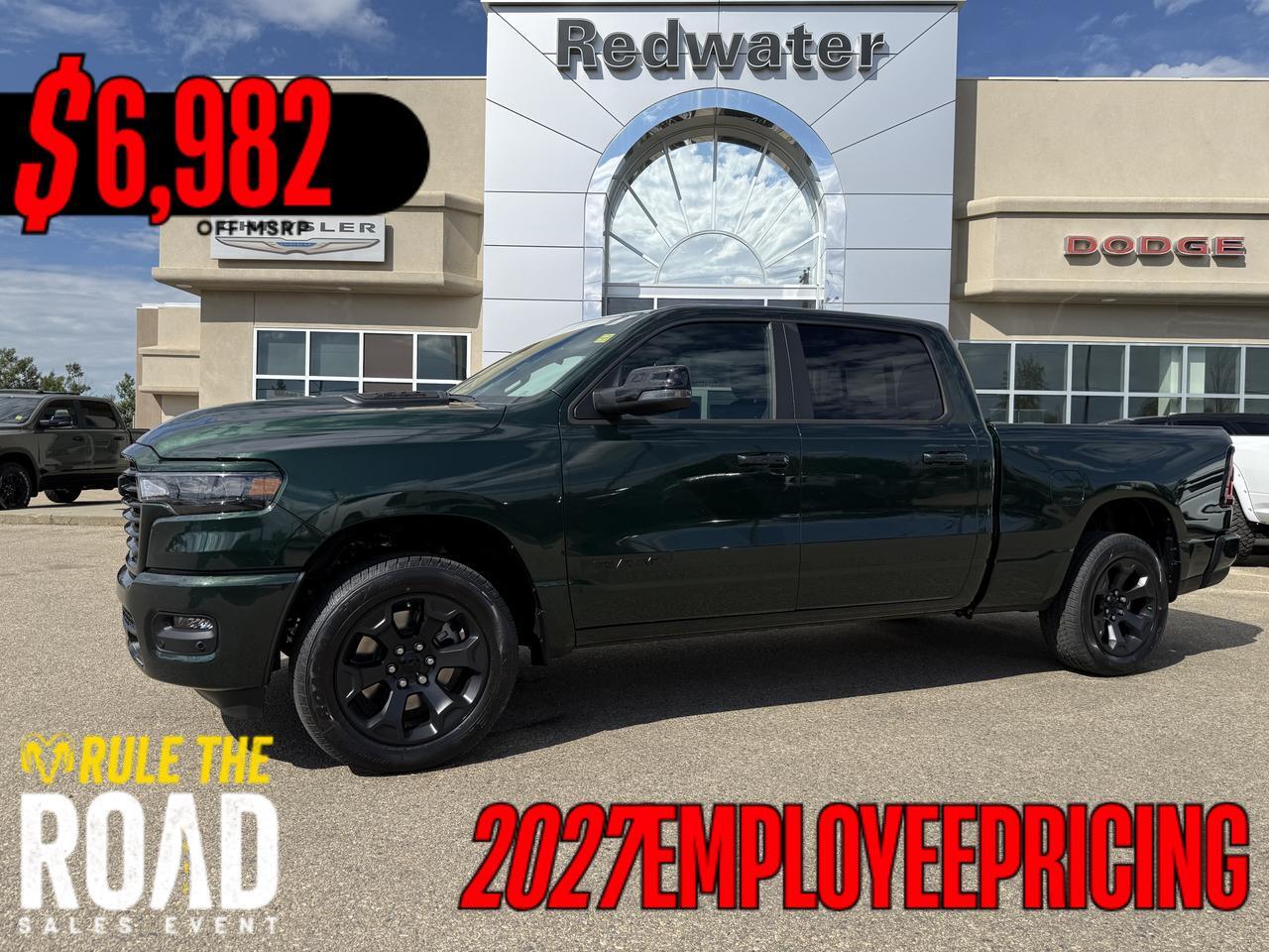 2027 Ram 1500 Sport Crew Cab 4x4 | 3L Hurricane | NAV | 12IN Touchscreen Display | Heated Front Seats