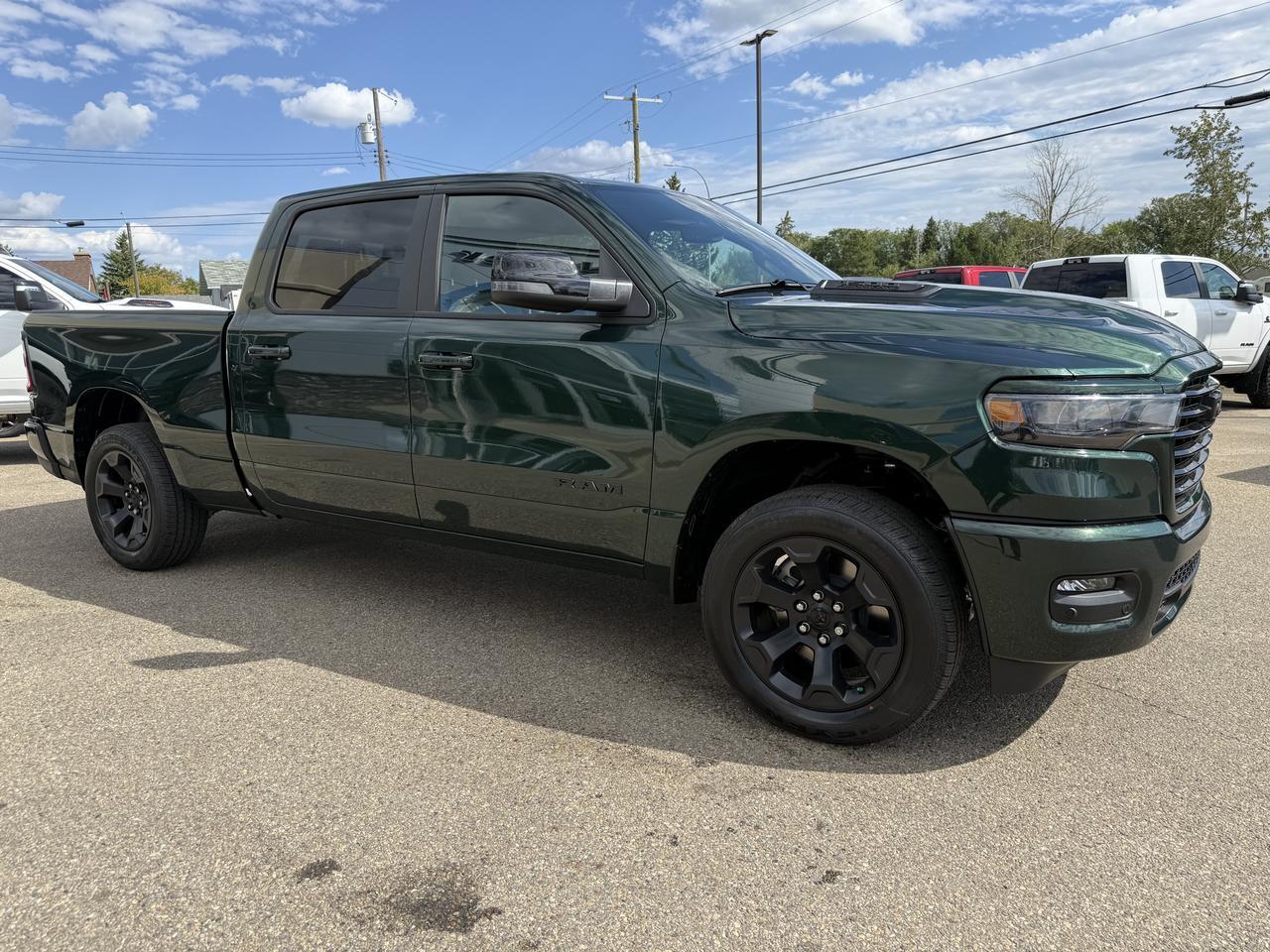 2027 Ram 1500 Sport Crew Cab 4x4 | 3L Hurricane | NAV | 12IN Touchscreen Display | Heated Front Seats Redwater AB