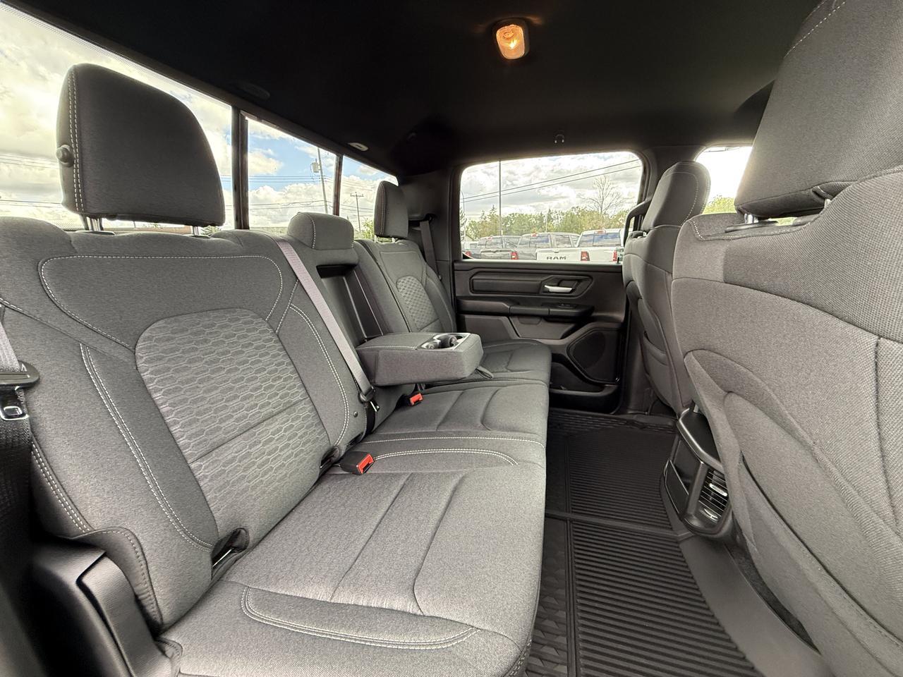 2027 Ram 1500 Tradesman Quad Cab 4x4 | V6 | Serrano Green | Black Cloth Bench Seat | Trailer Brake Control Redwater AB