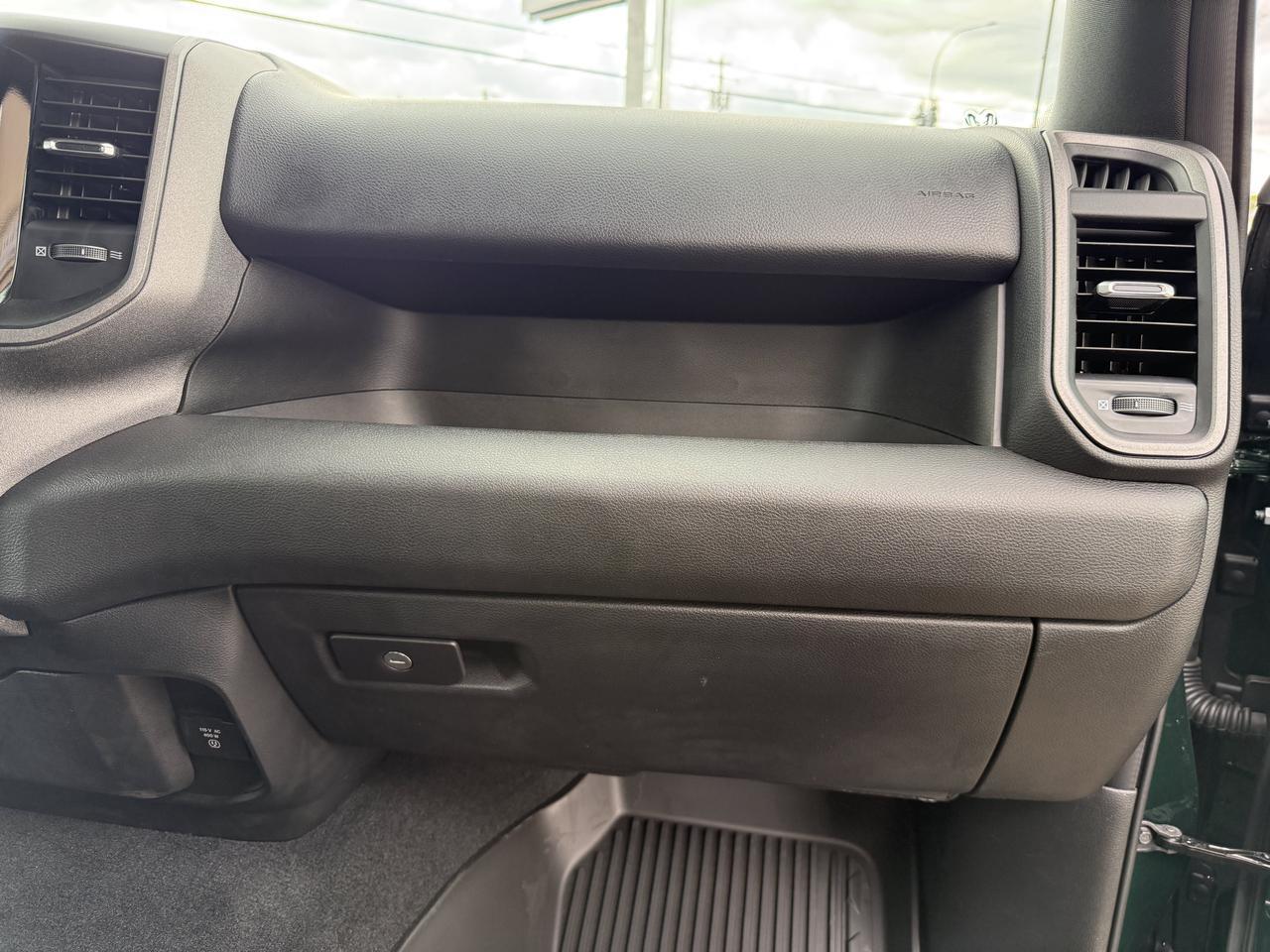 2027 Ram 1500 Tradesman Quad Cab 4x4 | V6 | Serrano Green | Black Cloth Bench Seat | Trailer Brake Control Redwater AB