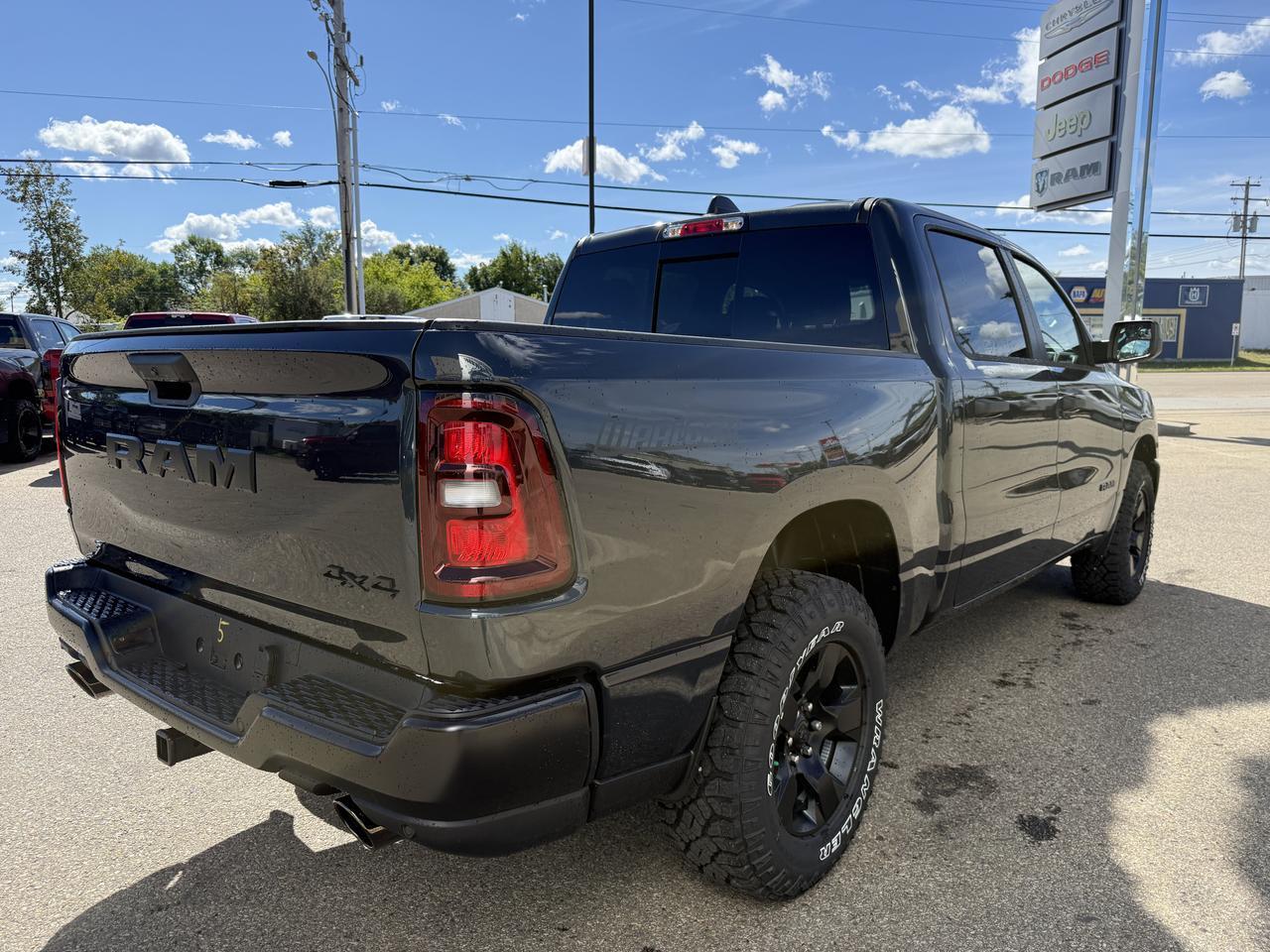 2027 Ram 1500 Warlock Crew Cab 4x4 | 3L Hurricane | Black Accents | Touchscreen | Tow Hooks | Apple Carplay Redwater AB