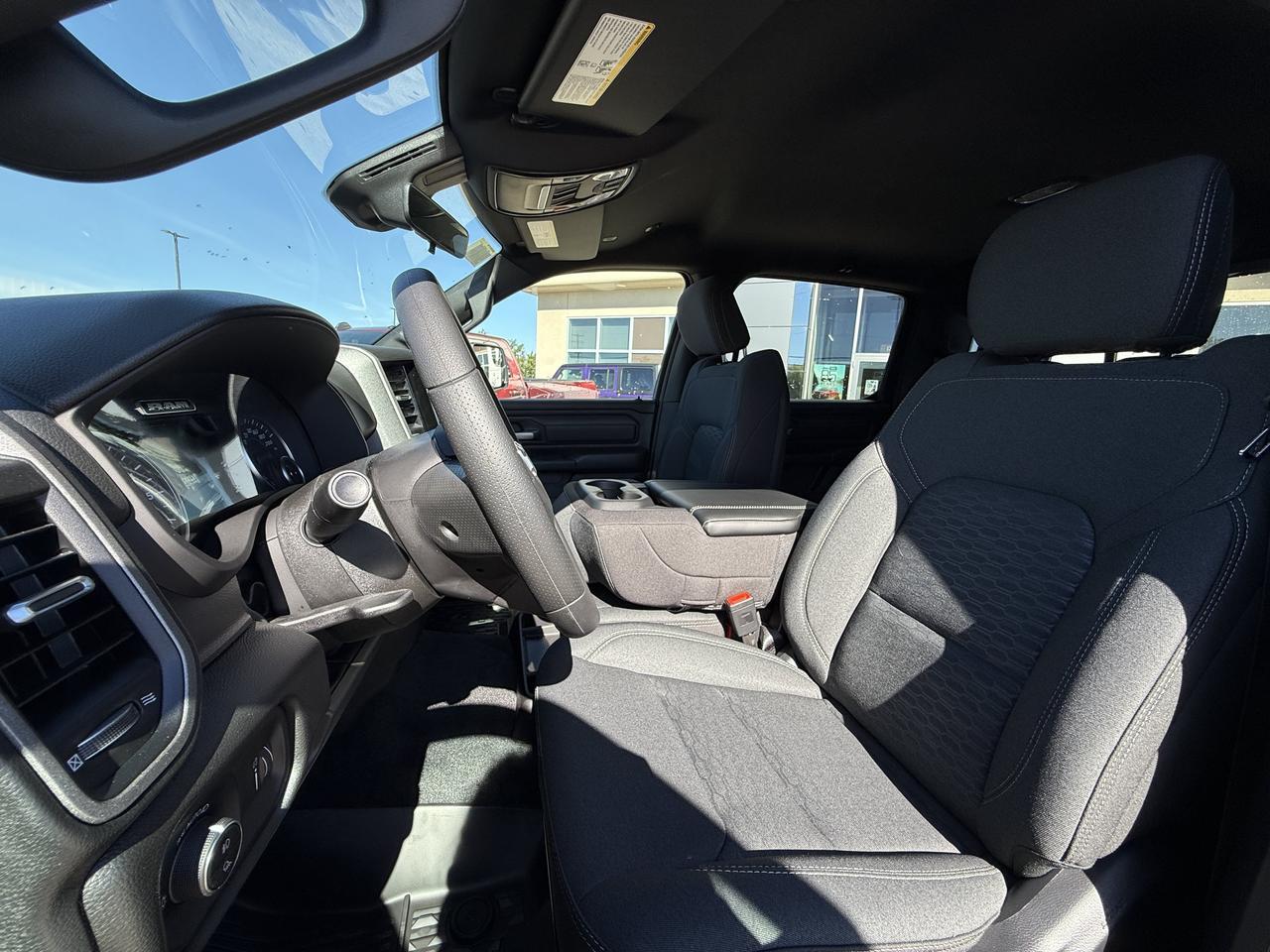 2027 Ram 1500 Warlock Crew Cab 4x4 | V8 HEMI | Serrano Green | Black Cloth | Touchscreen | Backup Camera | Towing Redwater AB