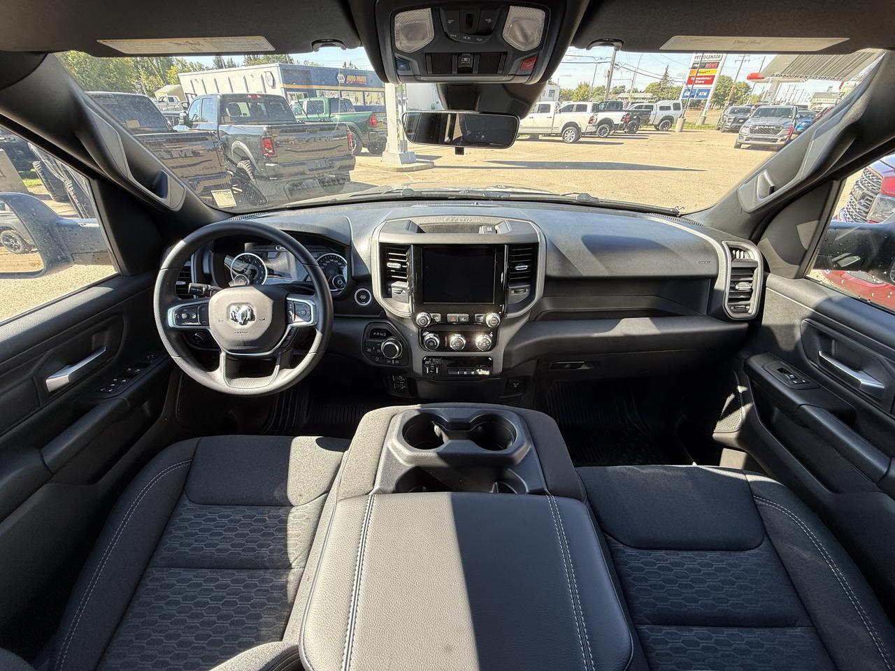 2027 Ram 1500 Warlock Crew Cab 4x4 | V8 HEMI | Serrano Green | Black Cloth | Touchscreen | Backup Camera | Towing Redwater AB
